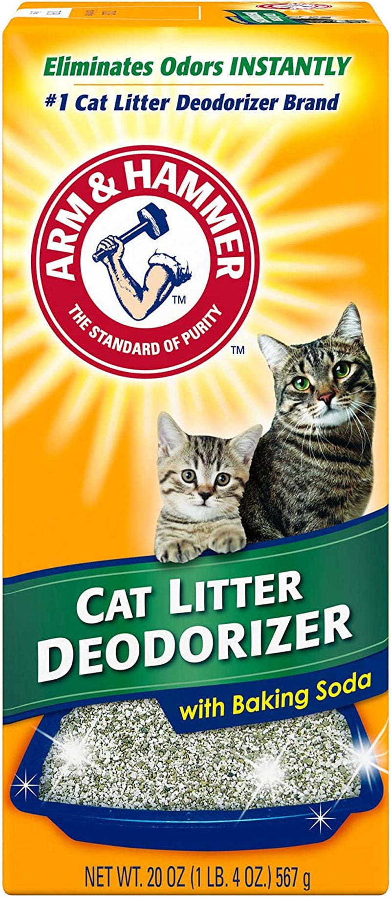 Cat Litter Deodorizer, 20 Oz, Orange 1.25 Pound (Pack of 1)