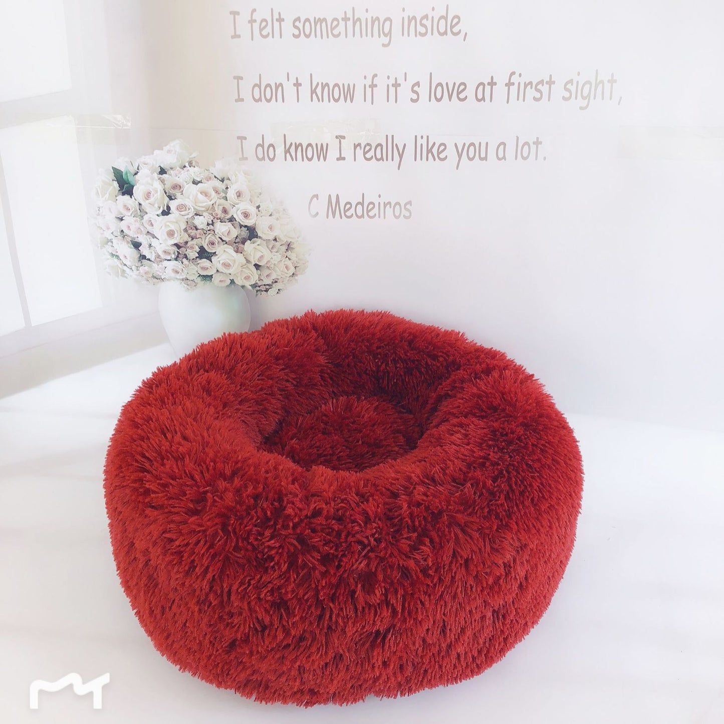 Removable And Washable Round Long Hair Pet Nest