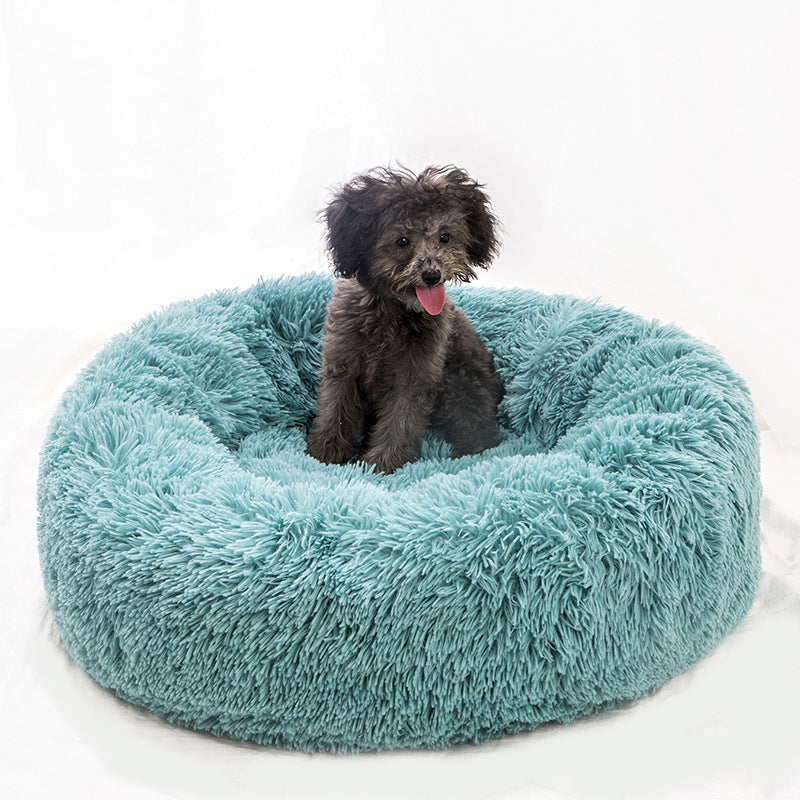 Removable And Washable Round Long Hair Pet Nest