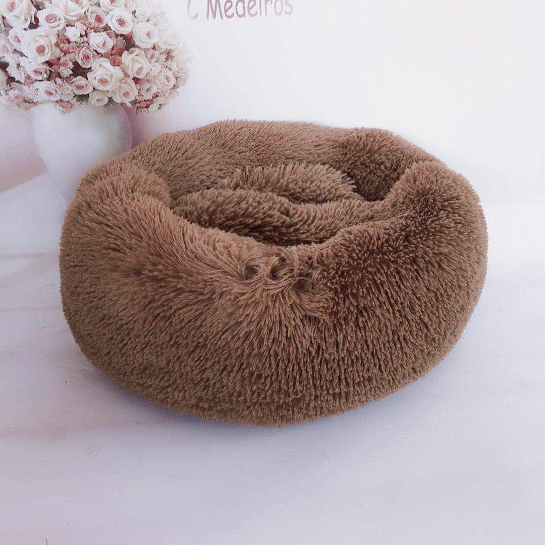 Removable And Washable Round Long Hair Pet Nest